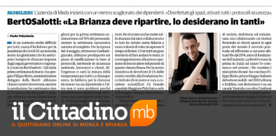  Interview à Filippo Berto Il Cittadino de Monza et de la Brianza
