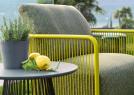 Fauteuil de jardin Caroline couleur citron vert - mobilier d'extérieur BertO